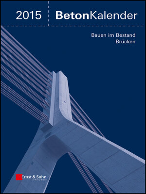 cover image of Beton-Kalender 2015 Schwerpunkte